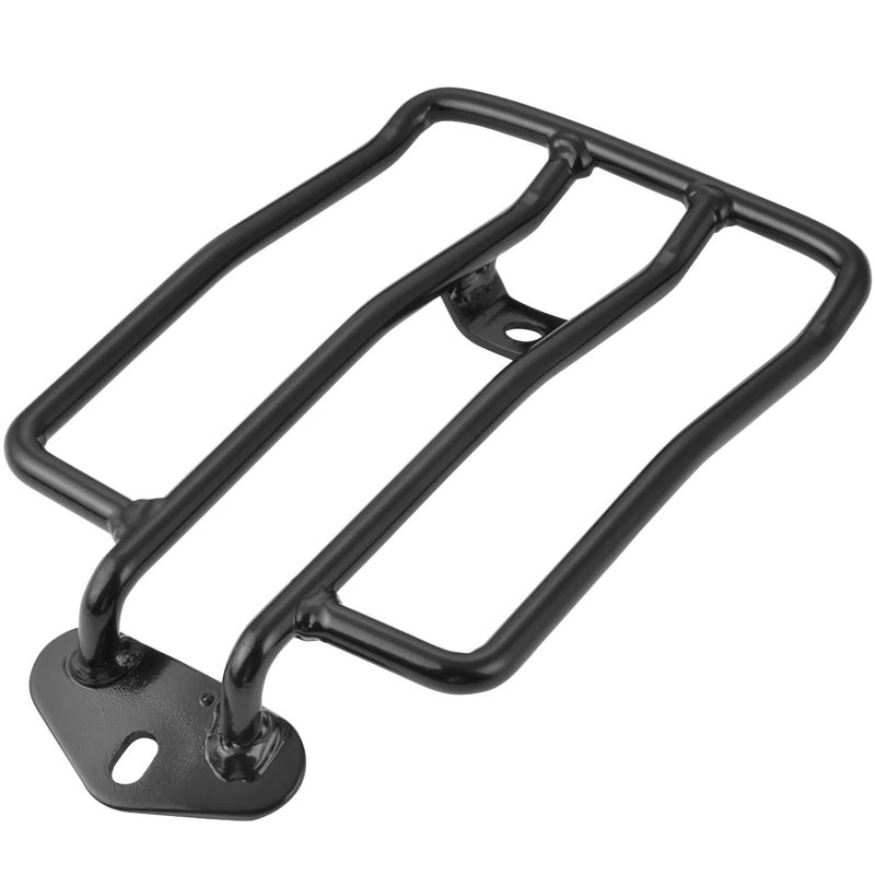 KaTur Motorcycle Luggage Rack Support Shelf Fits Rear Solo Seat 180mm (7") Black Compatible with Harley XL Sportsters Iron 48 883 XL1200 2004-2018 - Image 1